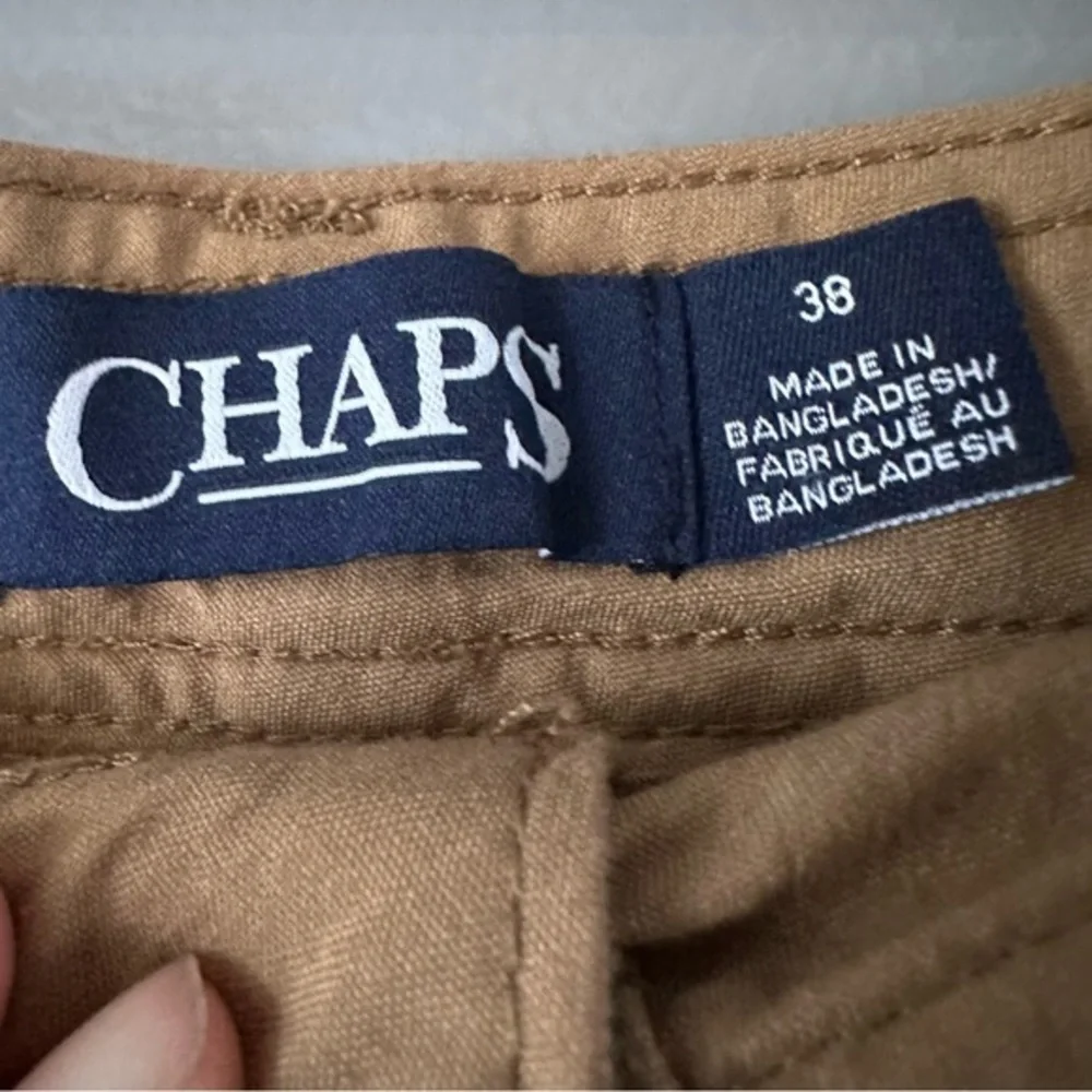 Chaps Men's Cargo Khaki Shorts Stretch | Tan‎